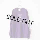 BOUNCE ORIGINAL｜バウンスオリジナル "WHAT THEY VINTE CRY." L/S Tシャツ ロンT｜PURPLE