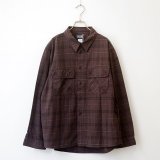 THE UNION "THE FABRIC"｜ROLL-UP CHACK SHIRTS｜PURPLE