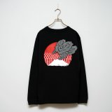 BOUNCE ORIGINAL×LUZUMAKI｜ルズマキ コラボレーション "U.S.A.KURAJIMA" L/S TEE｜BLACK