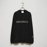 BOUNCE ORIGINAL｜バウンスオリジナル "SANCA&NUCCA" L/S TEE｜BLACK
