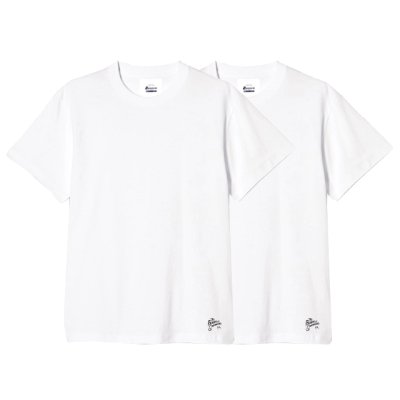 画像1: BOUNCE ORIGINAL｜バウンスオリジナル 2-PACK TEE 2枚セットTシャツ｜WHITE