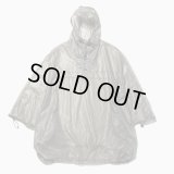 meanswhile｜CORDURA® RIPSTOP PACKABLE PONCHO｜SILVER GRAY