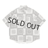 430fourthirty｜S/S PZ BIG SHIRTS ペイズリーシャツ｜BLACK