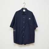 BOUNCE ORIGINAL｜"YURU" SHIRTS ブロードシャツ｜NAVY