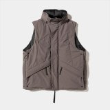 meanswhile｜SIDE SLIT PADDING VEST パディングベスト｜D.TAUPE