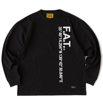 画像1: FAT｜TARGET L/S カットソー｜BLACK