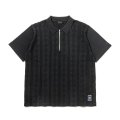 430fourthirty｜S/S JAQUARD KNIT POLO ニットポロシャツ｜BLACK