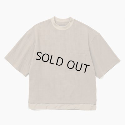 画像1: meanswhile｜SOLOTEX® WAFFLE S/S TEE｜BEDOUIN