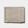 meanswhile｜LEATHER MONEY CLIP｜GRAY