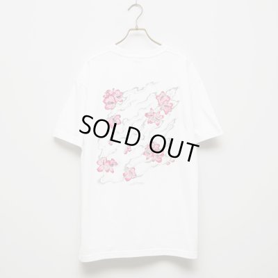 画像1: BOUNCE ORIGINAL×LUZUMAKI｜ルズマキ コラボレーション "MIYAMAKIRISHIMA" S/S TEE｜WHITE
