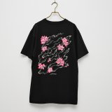 BOUNCE ORIGINAL×LUZUMAKI｜ルズマキ コラボレーション "MIYAMAKIRISHIMA" S/S TEE｜BLACK