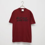 BOUNCE ORIGINAL｜バウンスオリジナル "WHAT THEY VINTE CRY." II S/S TEE｜WINE