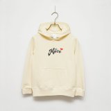 BOUNCE ORIGINAL｜バウンスオリジナル "MUZE" キッズパーカー｜CREAM