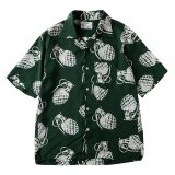 NEXUSVII.｜HAWAIIANSHIRT GRENADE｜D.GREEN