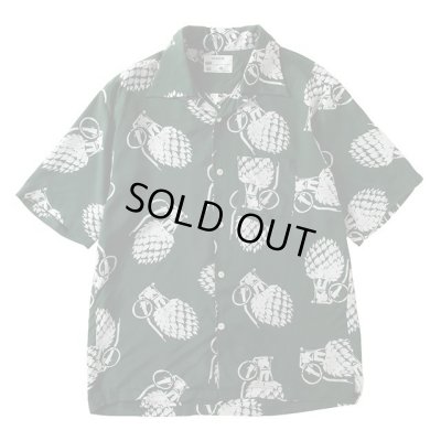 画像1: NEXUSVII.｜HAWAIIANSHIRT GRENADE｜D.GREEN