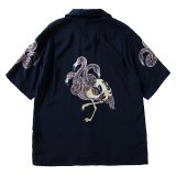 NEXUSVII.｜HAWAIIAN SHIRT FRAMINGO｜NAVY