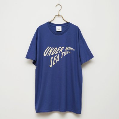 画像1: BOUNCE ORIGINAL｜バウンスオリジナル "UNDER MORE SEA TURN" S/S TEE｜BLUE