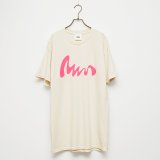 BOUNCE ORIGINAL｜バウンスオリジナル "TESOI" S/S TEE｜NATURAL×N.PINK