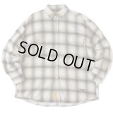 FAT｜MAC SMOKY ネルシャツ｜BEIGE