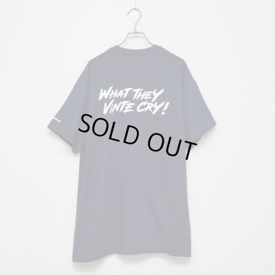 画像1: BOUNCE ORIGINAL｜バウンスオリジナル "WHAT THEY VINTE CRY." II S/S TEE｜NAVY
