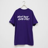 BOUNCE ORIGINAL｜バウンスオリジナル "WHAT THEY VINTE CRY." II S/S TEE｜PURPLE