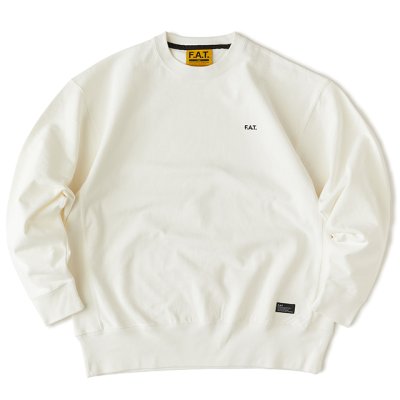 画像1: FAT｜AUTHENTIC クルーネックカットソー｜WHITE