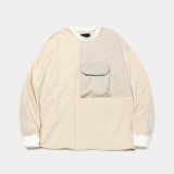 meanswhile｜BODY ARMOR L/S TEE｜TAUPE