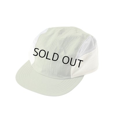 画像1: RUTSUBO｜ルツボ NYLON DYE 5 PANEL SIDE MESH CAP｜OLIVE×OFF