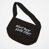 BOUNCE ORIGINAL｜ "WHAT THEY VINTE CRY." II NP BAG｜BLACK