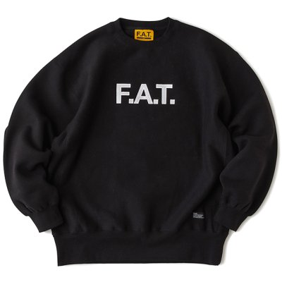 画像1: FAT｜HERITAGE トレーナー｜BLACK