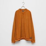 430fourthirty｜L/S HENRY NECK GRID THERMAL C&S サーマルカットソー｜CAMEL