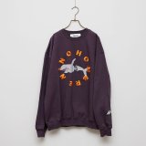 Hombre Nino｜CREWNECK (WHALE) トレーナー｜PURPLE