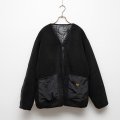 430fourthirty｜BOA CARDIGAN JACKET ボアカーディガン リバーシブルジャケット｜BLACK