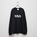 BOUNCE ORIGINAL｜ "YAD" L/S TEE｜BLACK