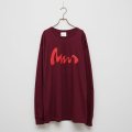 BOUNCE ORIGINAL｜バウンスオリジナル "TESOI" L/S TEE｜WINE