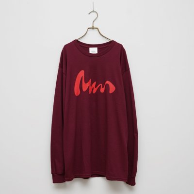 画像1: BOUNCE ORIGINAL｜バウンスオリジナル "TESOI" L/S TEE｜WINE