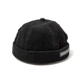 430fourthirty｜CORD FISHERMAN CAP フィッシャーマンキャップ｜BLACK