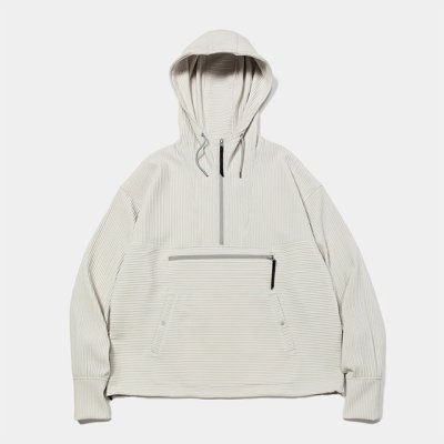 画像1: meanswhile｜UNEVEN FABRIC ANORAK PARKA｜OFF WHITE