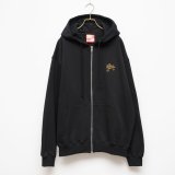 BOUNCE ORIGINAL｜LOGO SW ZIPパーカー｜BLACK