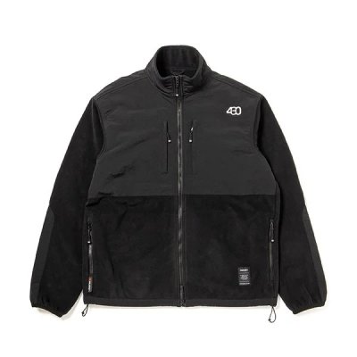 画像1: 430fourthirty｜PRTC FLEECE FULL ZIP JACKET｜BLACK