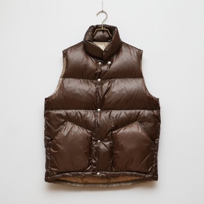 画像1: NEXUSVII.｜W-R R/S DOWN VEST｜BROWN×L.BROWN