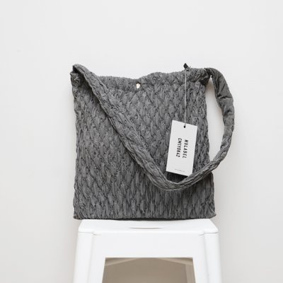 画像1: NULABEL｜GARMENT DYED CONTRACTION QUILTED BAG｜KURE