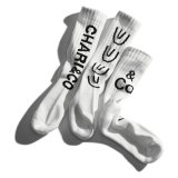 CHARI&CO｜xCHING & CO SIGNATURE SOCKS 靴下｜WHITE