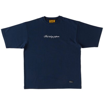 画像1: FAT｜CALIGRATee カットソー｜NAVY