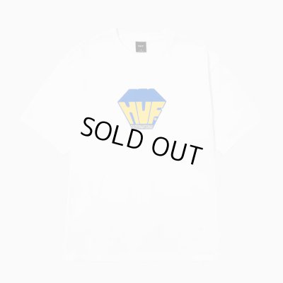 画像1: HUF｜BIG BLOCK TEE｜WHITE
