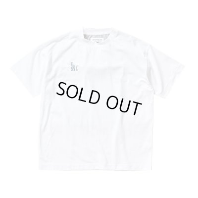 画像1: CHARI&CO｜MODERN LOGO VENTILATED TEE｜WHITE