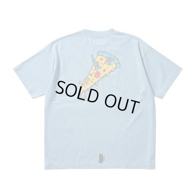 画像1: CHARI&CO｜CONEY ISLAND PIZZA TEE｜SMOKE BLUE
