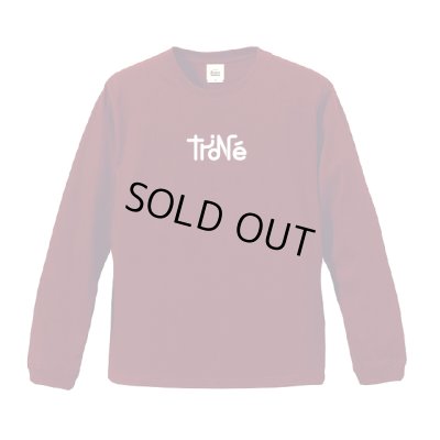 画像1: trioNé｜Standard LOGO L/S Tee｜WINE