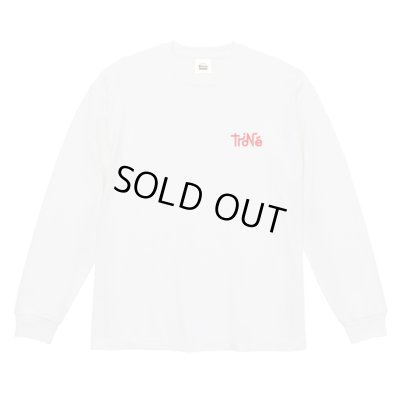 画像1: trioNé｜Standard LOGO EMB L/S｜WHITE