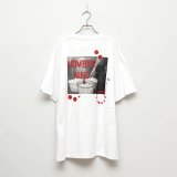 Hombre Nino｜S/S PRINT TEE(CHICKEN and EGGS)｜WHITE